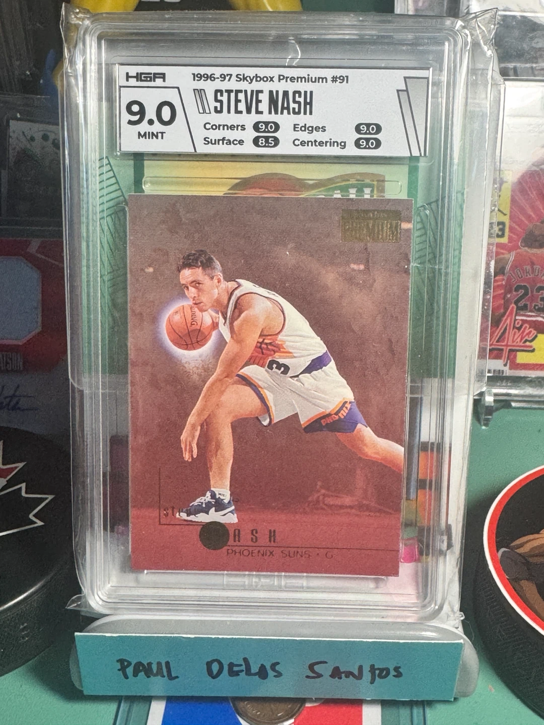 1996-97 Skybox Premium Steve Nash HGA 9.0 Card