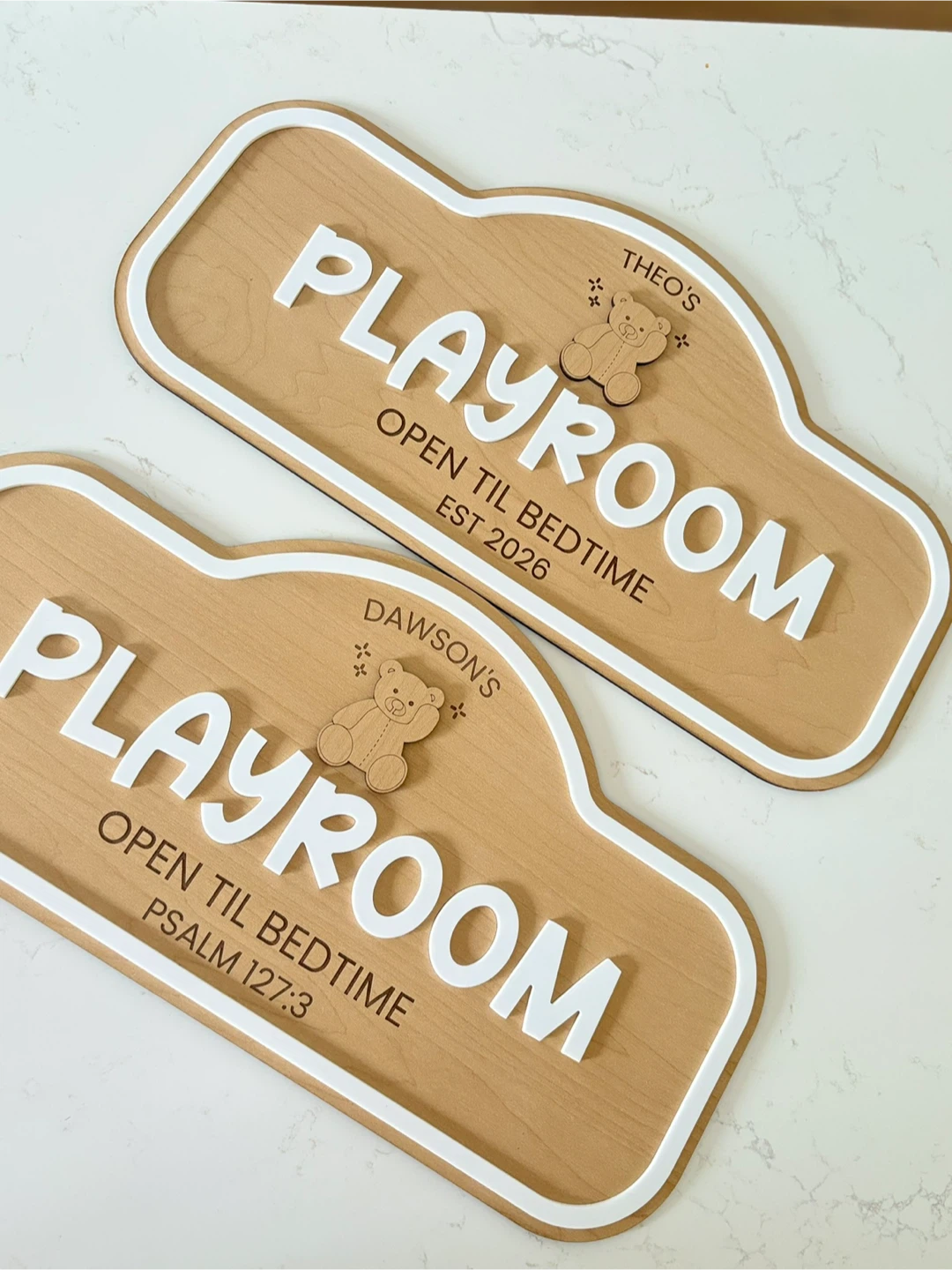 Custom "Playroom" Sign with Name