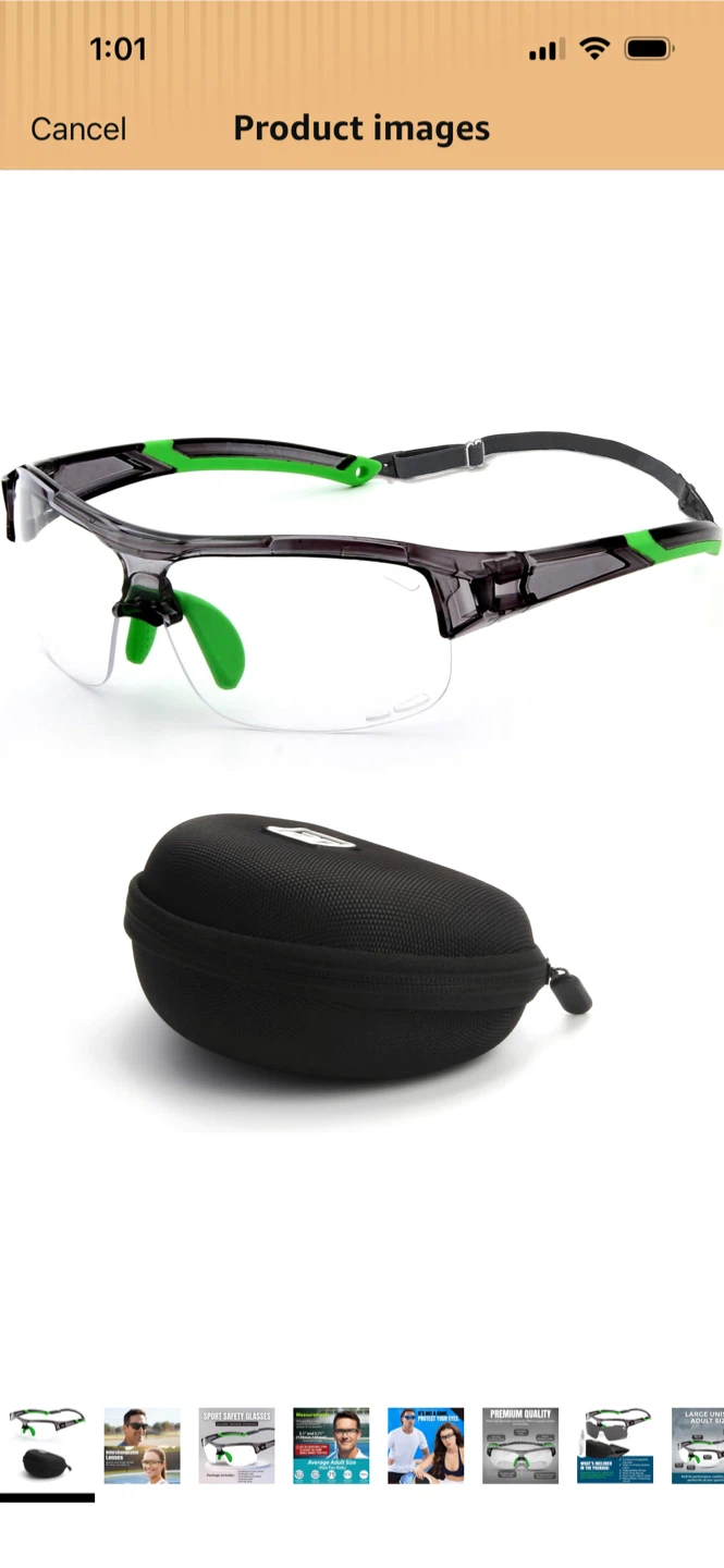 Brand New Sport Safety Glasses with Case - photo 3