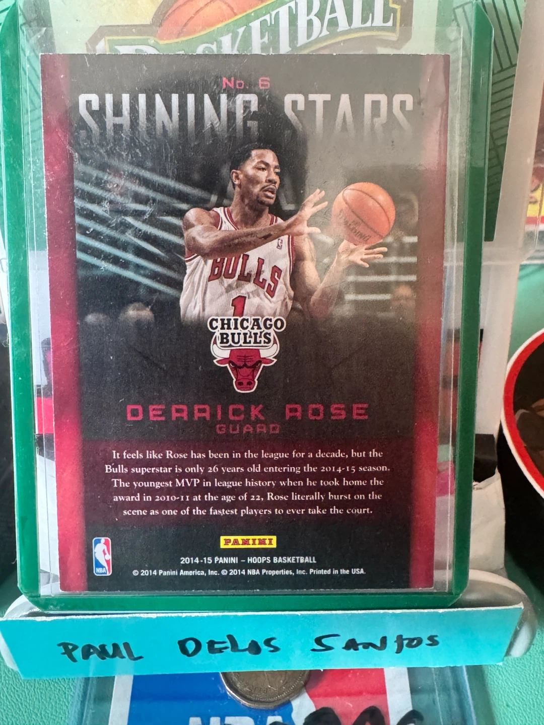 Derrick Rose 2014-15 Panini Shining Stars Basketball Card - photo 3