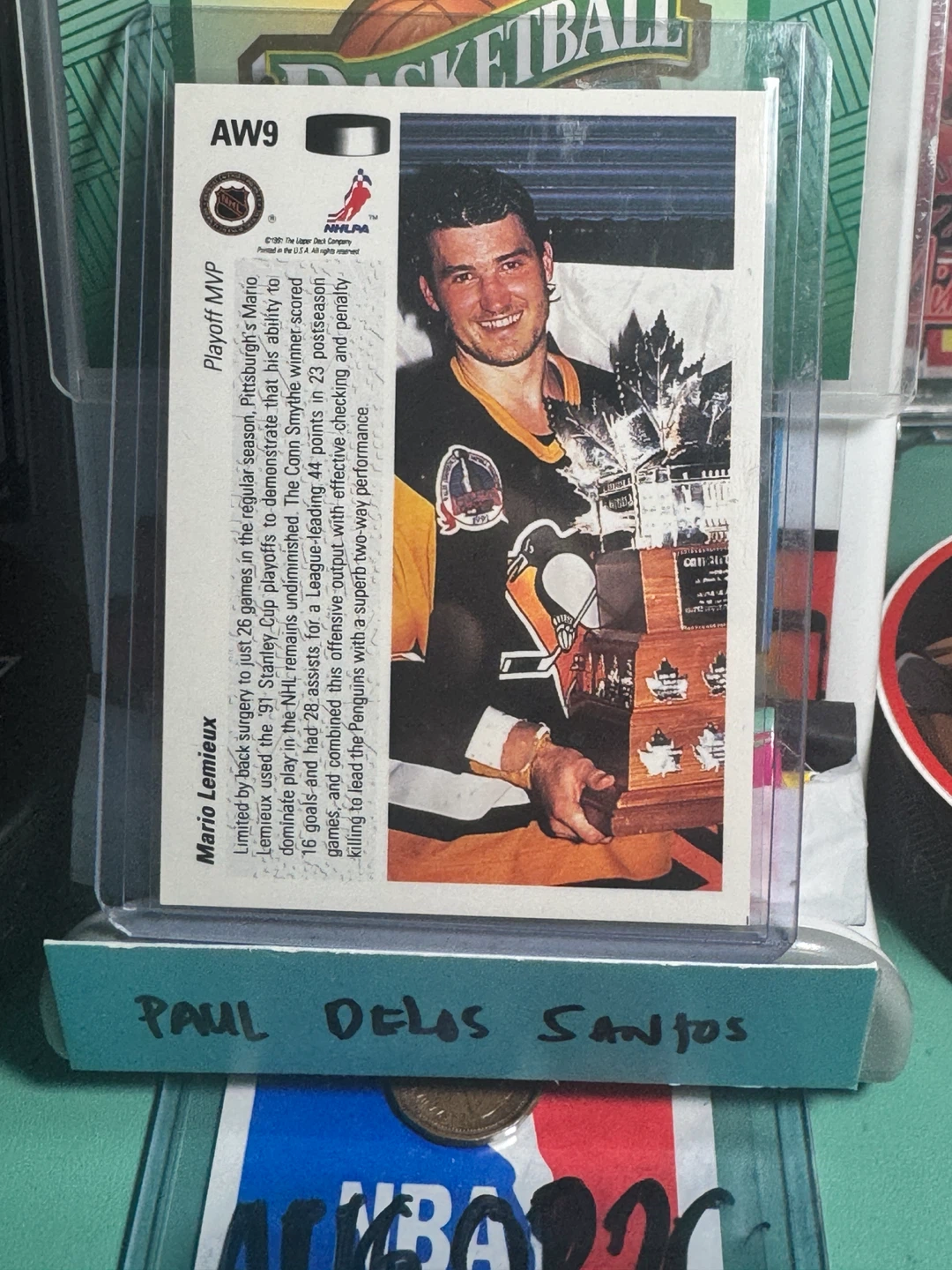 Mario Lemieux 1991 Upper Deck Hockey Card - photo 4