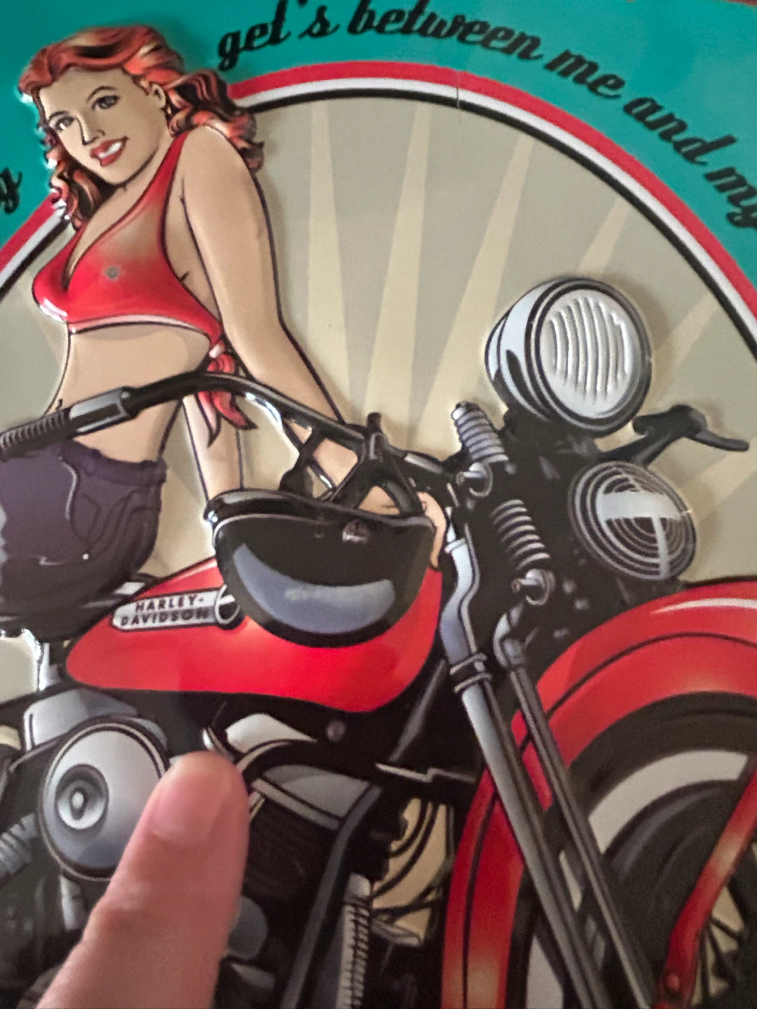 Harley-Davidson "Legendary Babe" Tin Sign - photo 5