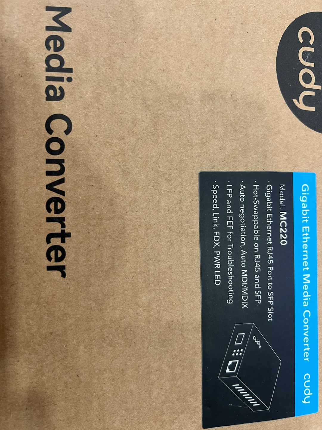Cudy MC220 Gigabit Ethernet Media Converter with SFP Port - photo 5