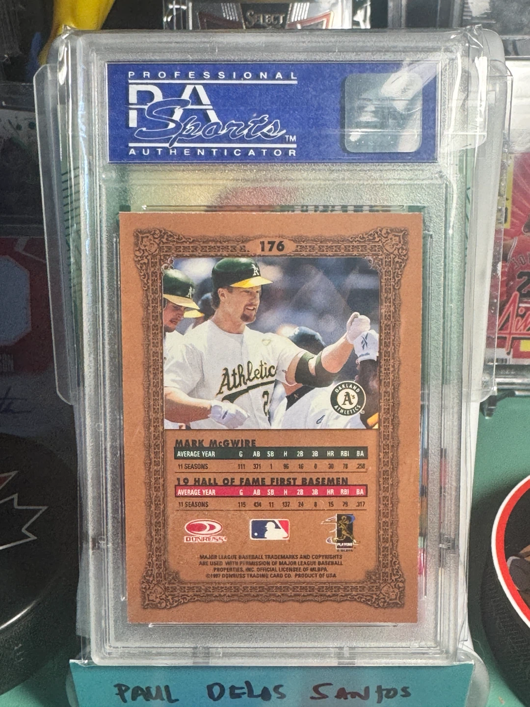 1997 Donruss Preferred Mark McGwire Baseball Card - photo 3