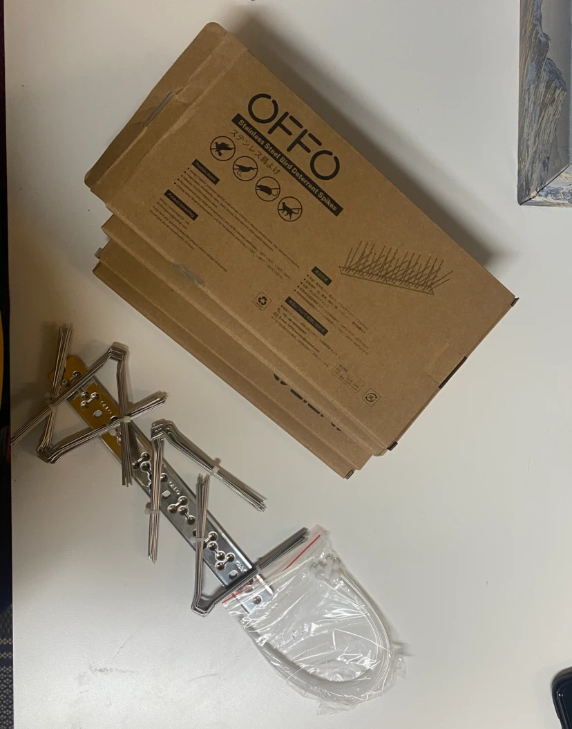 OFFO Stainless Steel Bird Deterrent Spikes