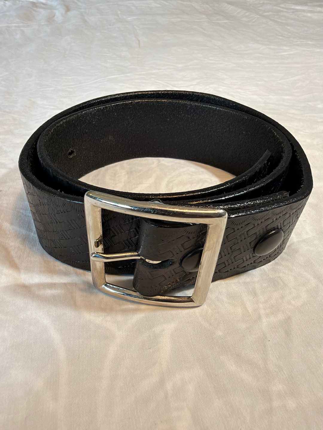 Bench Craft Genuine Leather Belt Black Size 30 / 75cm