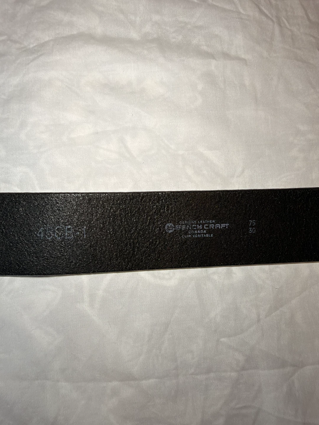 Bench Craft Genuine Leather Belt Black Size 30 / 75cm - photo 2