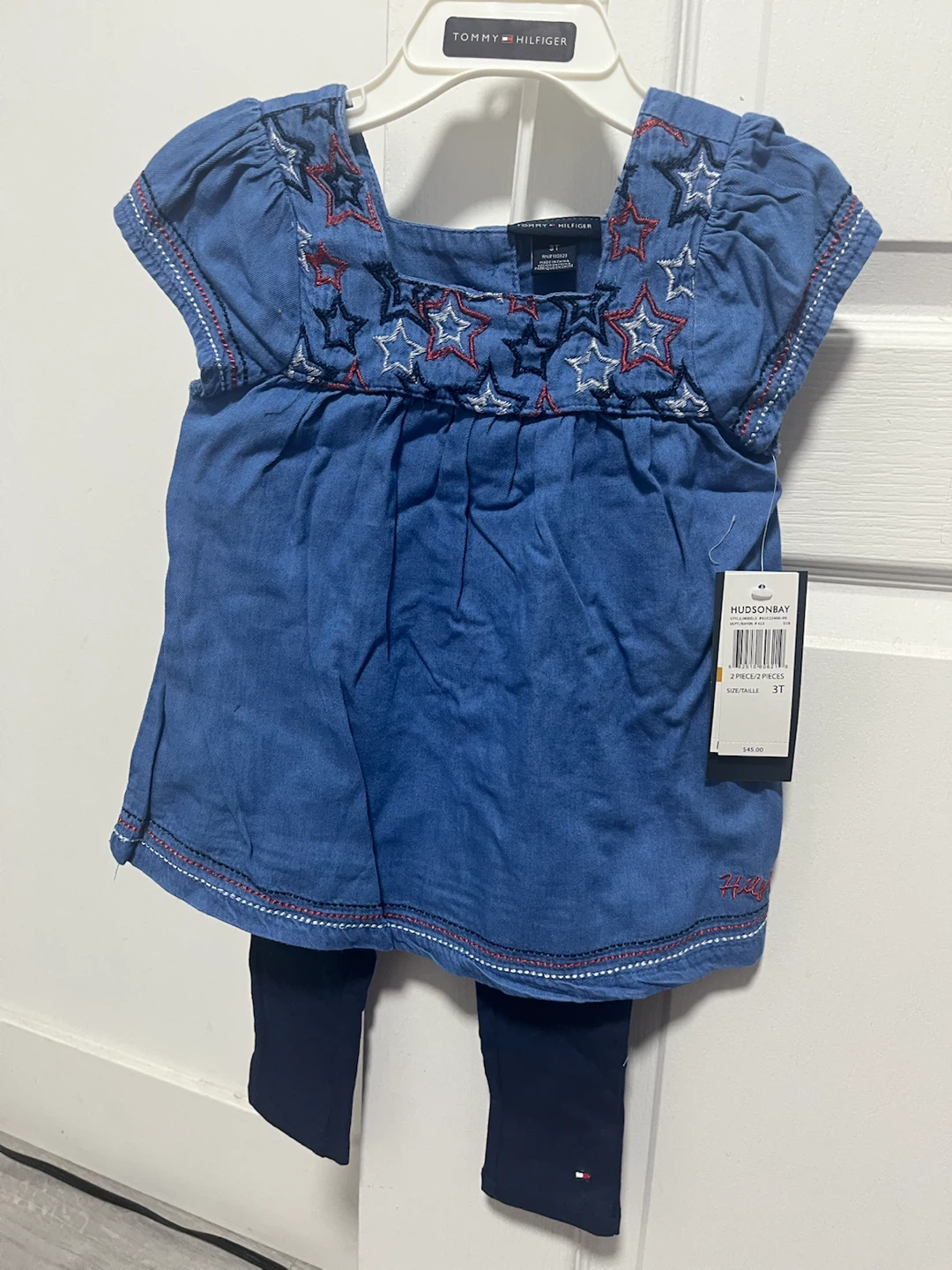 Tommy Hilfiger Girls 2-Piece Dress Set – 3T – New with Tags - photo 2