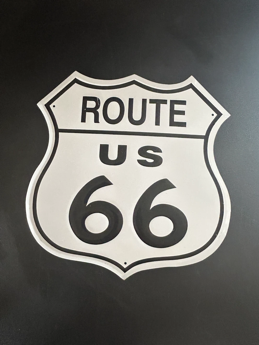 Route 66 US Metal Shield Sign