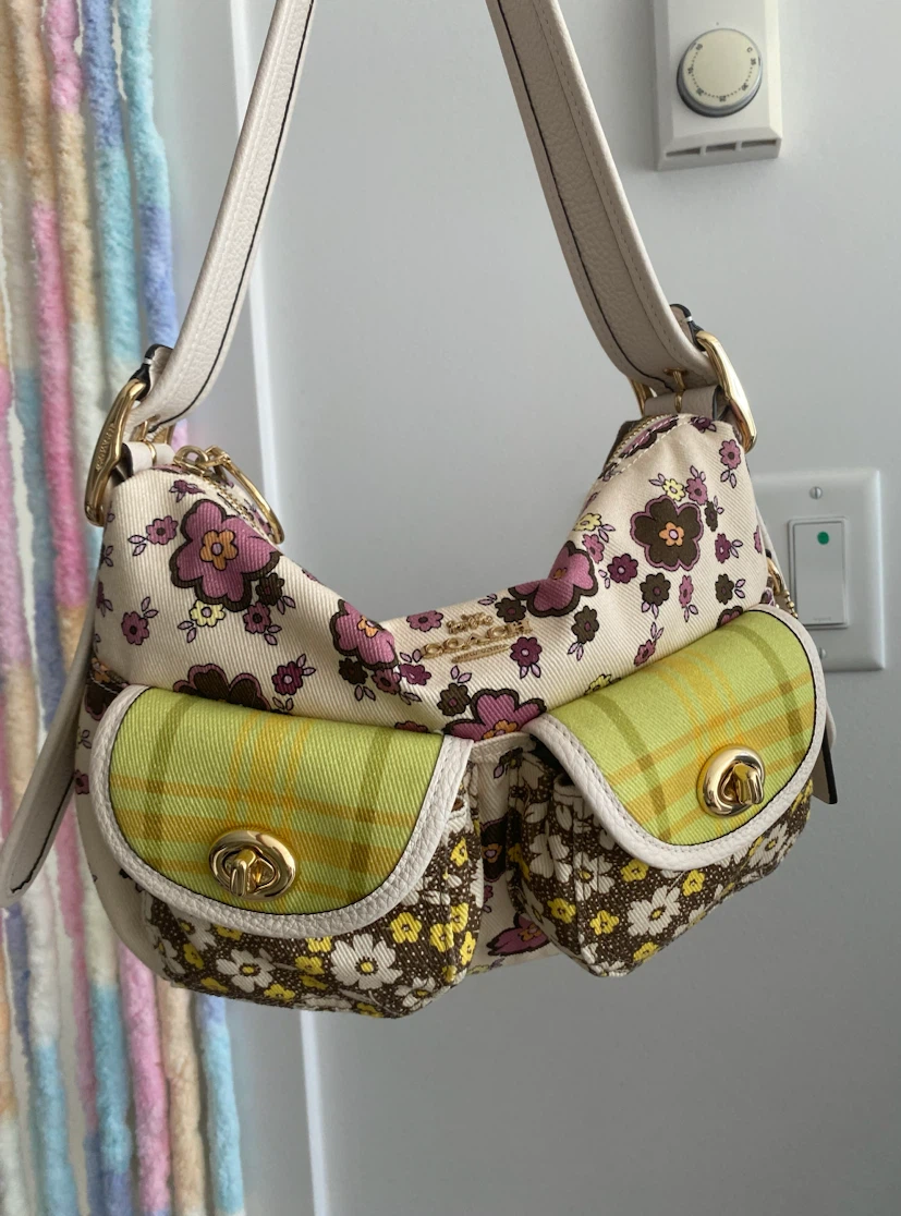 Coach Floral Cargo Shoulder Bag - photo 4