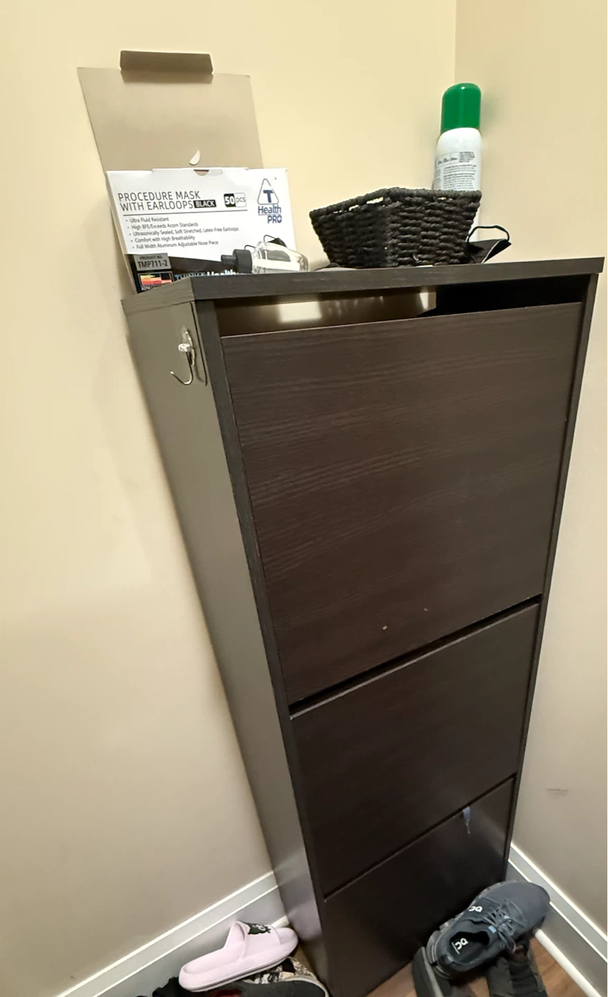 IKEA BISSA Shoe Cabinet - Black-Brown - photo 2