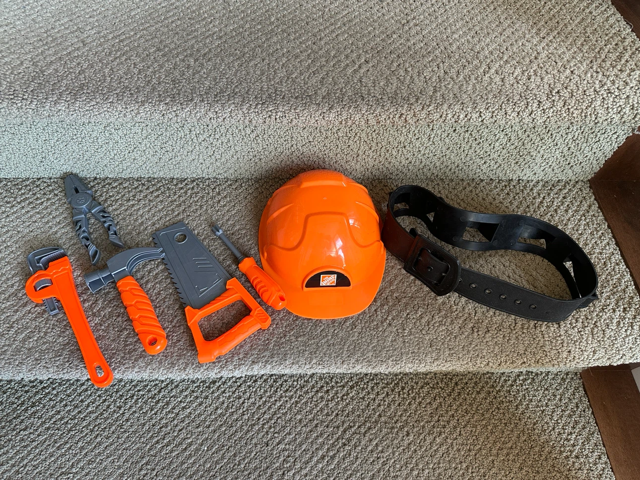 Toy Tool Set with Hard Hat and Belt - photo 3