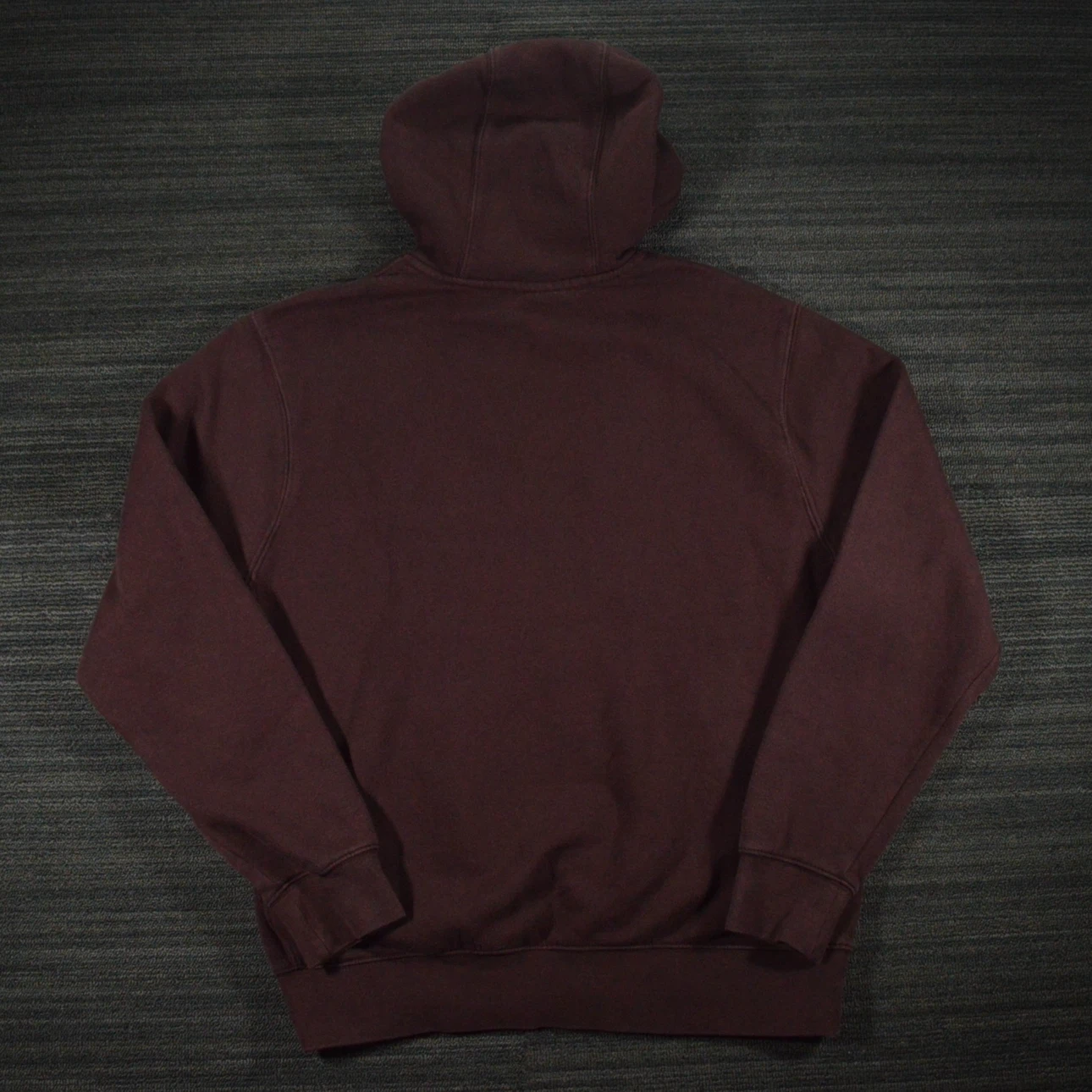 Nike Men Medium Brown Embroidered Logo Pullover Hoodie - photo 2