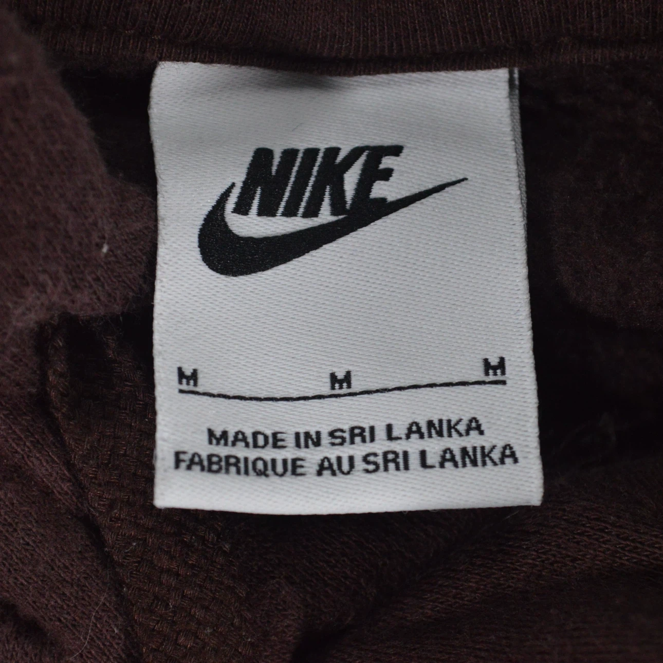 Nike Men Medium Brown Embroidered Logo Pullover Hoodie - photo 4