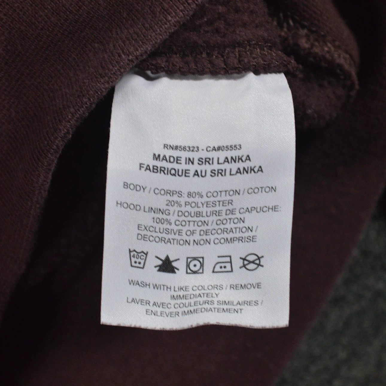 Nike Men Medium Brown Embroidered Logo Pullover Hoodie - photo 5
