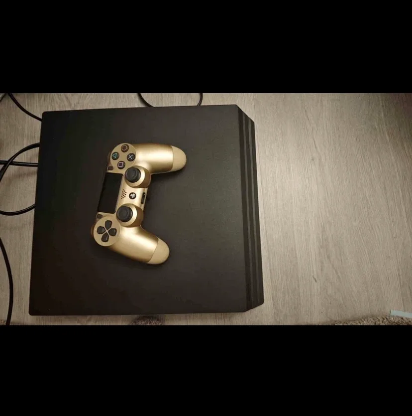 PlayStation 4 with gold Controller