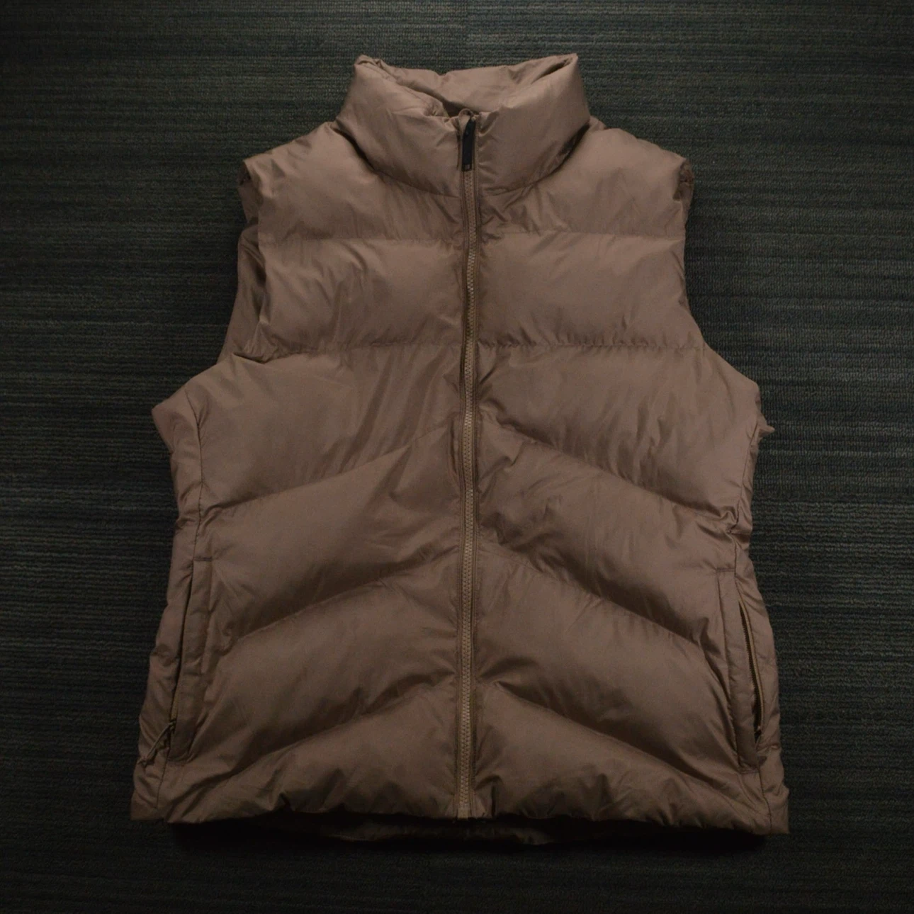 Tentree Women’s Cloud Shell Puffer Vest Brown Size Medium