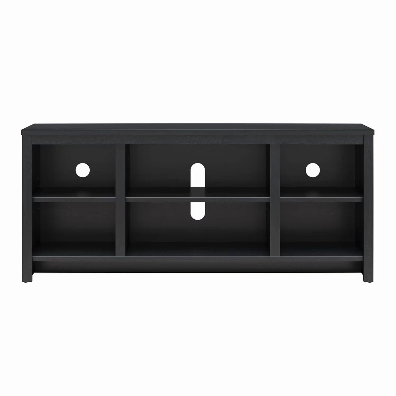 Mainstays Parsons TV Stand for TVs up to 50", Black Wood