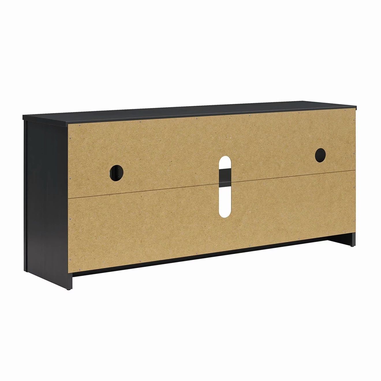 Mainstays Parsons TV Stand for TVs up to 50", Black Wood - photo 3