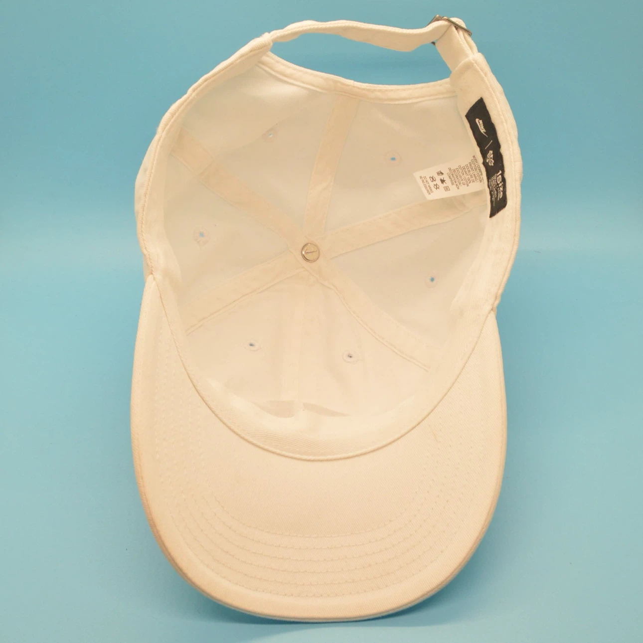 Nike Club Cap Washed Adjustable Cap White Hat - photo 5