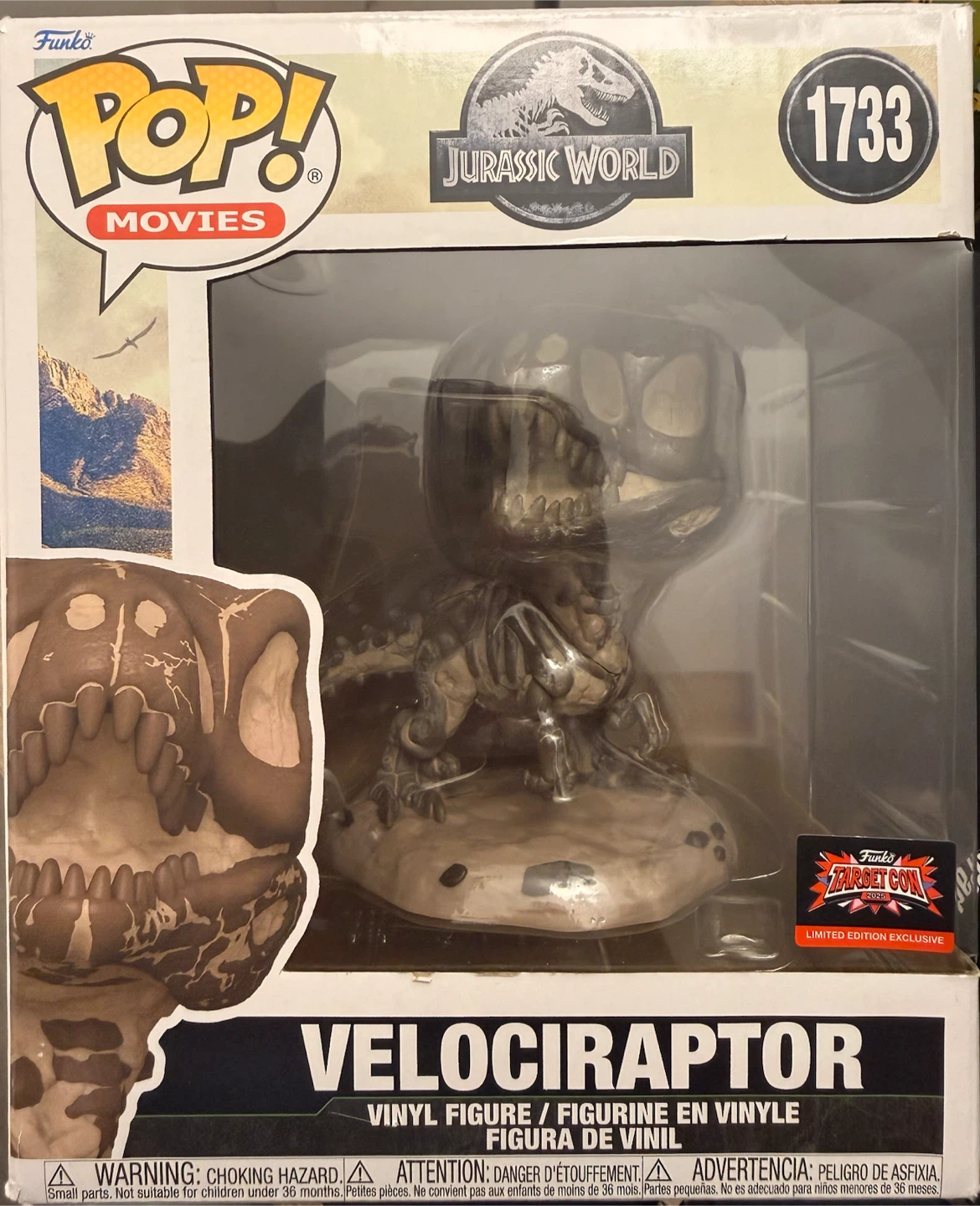 Funko Pop! Movies Jurassic World Velociraptor Vinyl Figure 1733