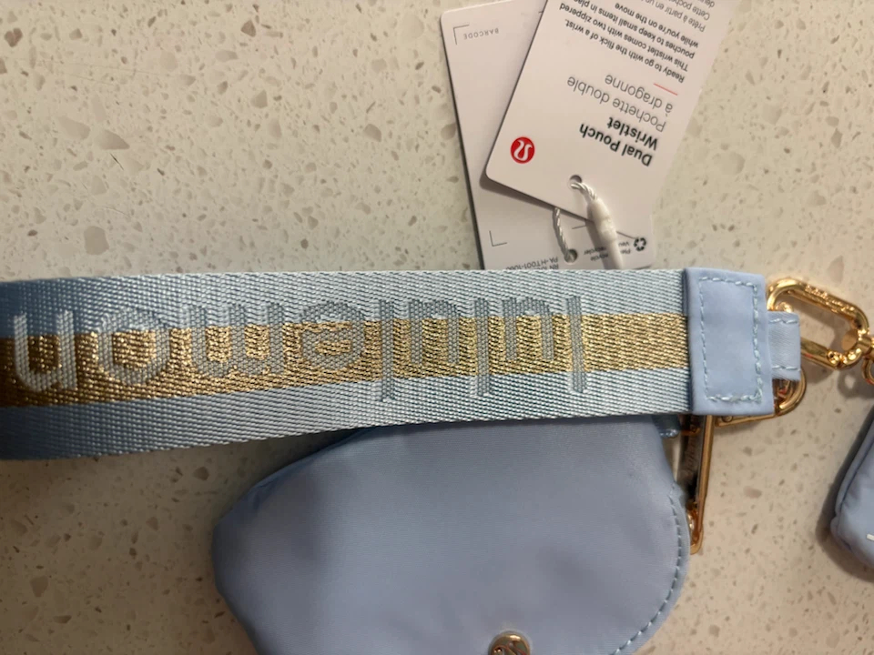 Lululemon Dual Pouch Wristlet - Light Blue - photo 5