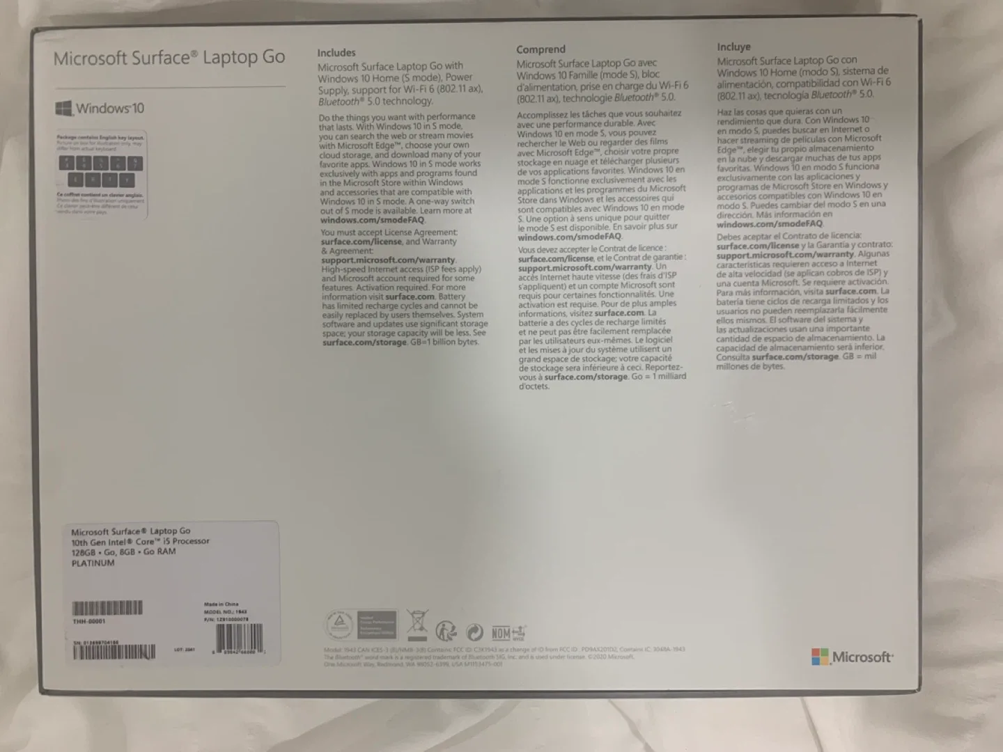 Microsoft Surface Laptop Go 10th Gen Intel Core i5 - photo 2