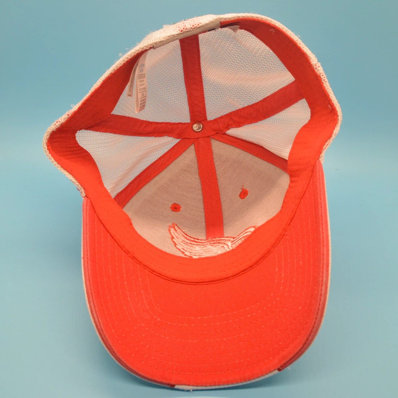 Reebok Detroit Red Wings Face Off Mesh Stretch Fit Hat S/M - photo 5