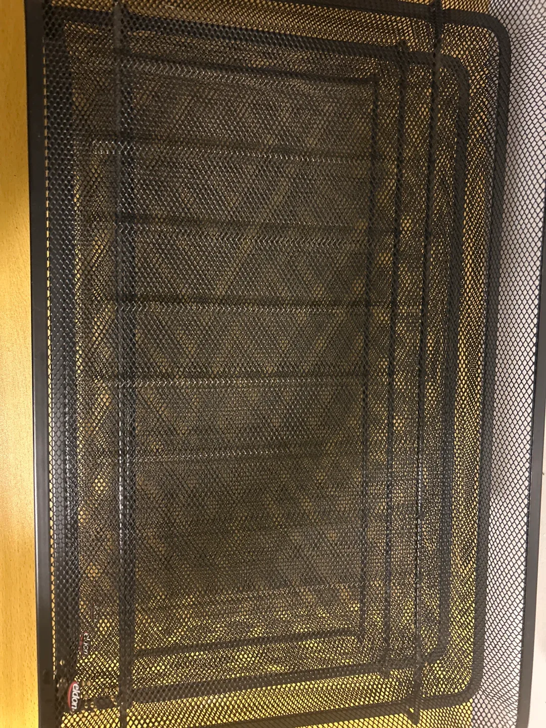 Eldon Mesh Letter Tray 2-Tier Black - photo 3