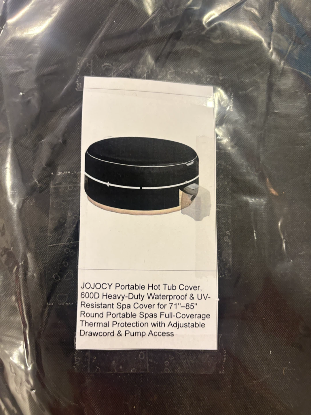 JOJOCY Portable Hot Tub Cover