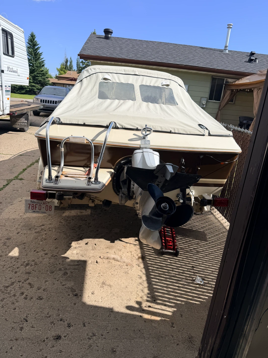 Doral boat ready for the water