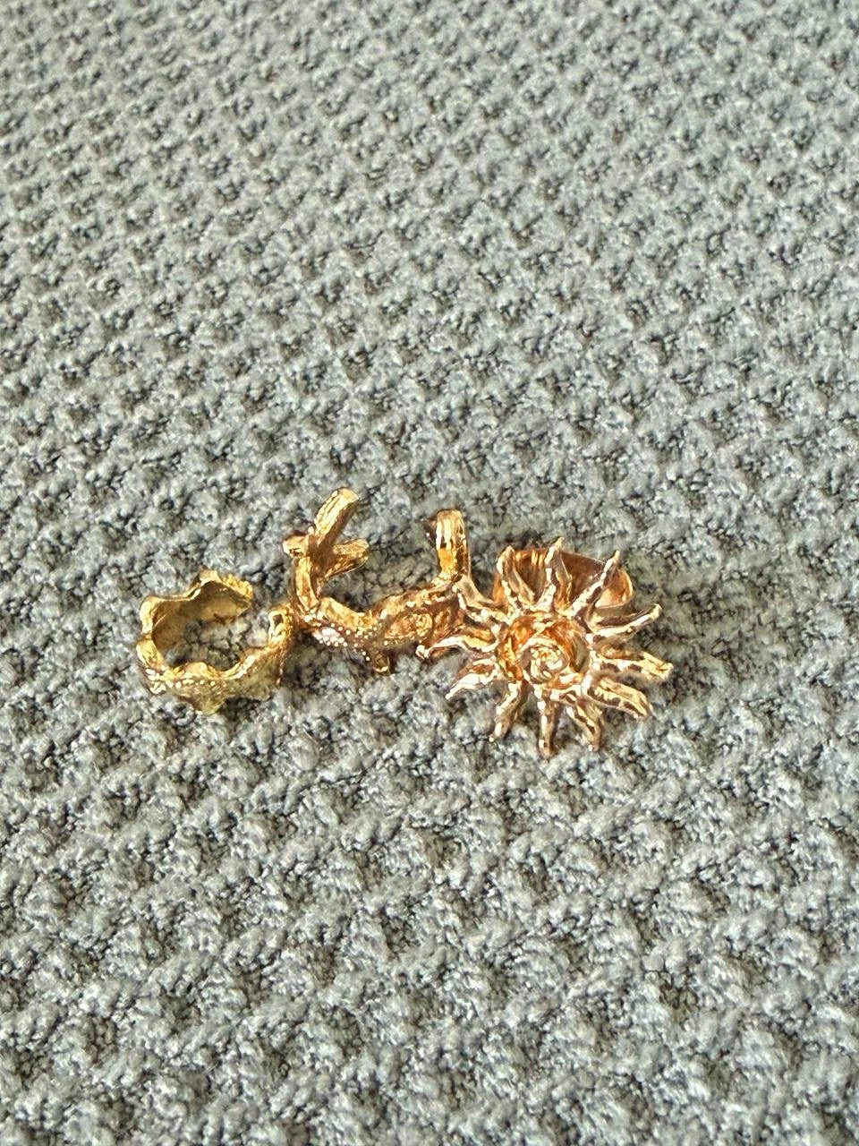 Gold ocean ear cuff set - photo 5