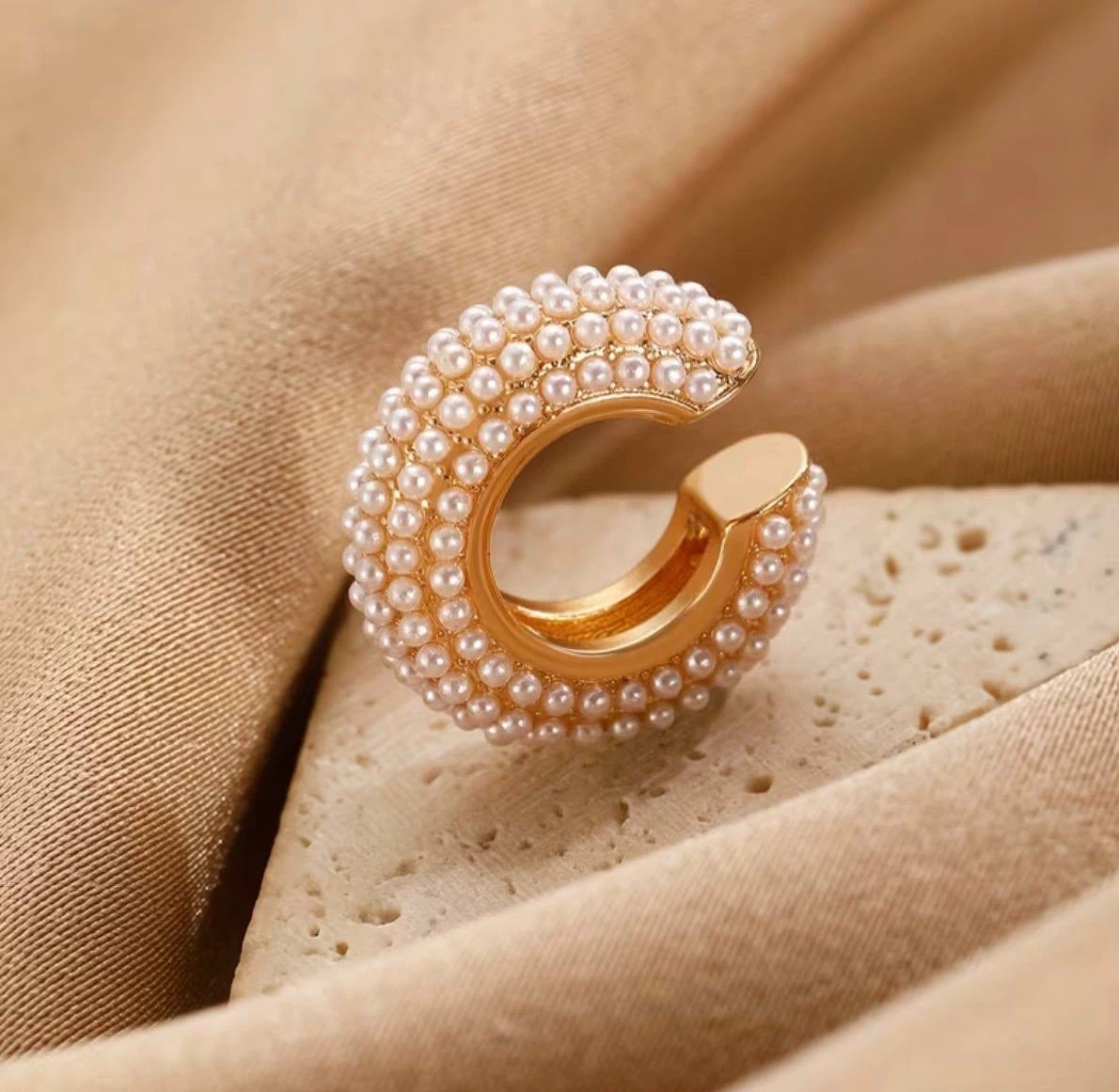 Pearl Ear Cuff – No Piercing Needed - photo 4