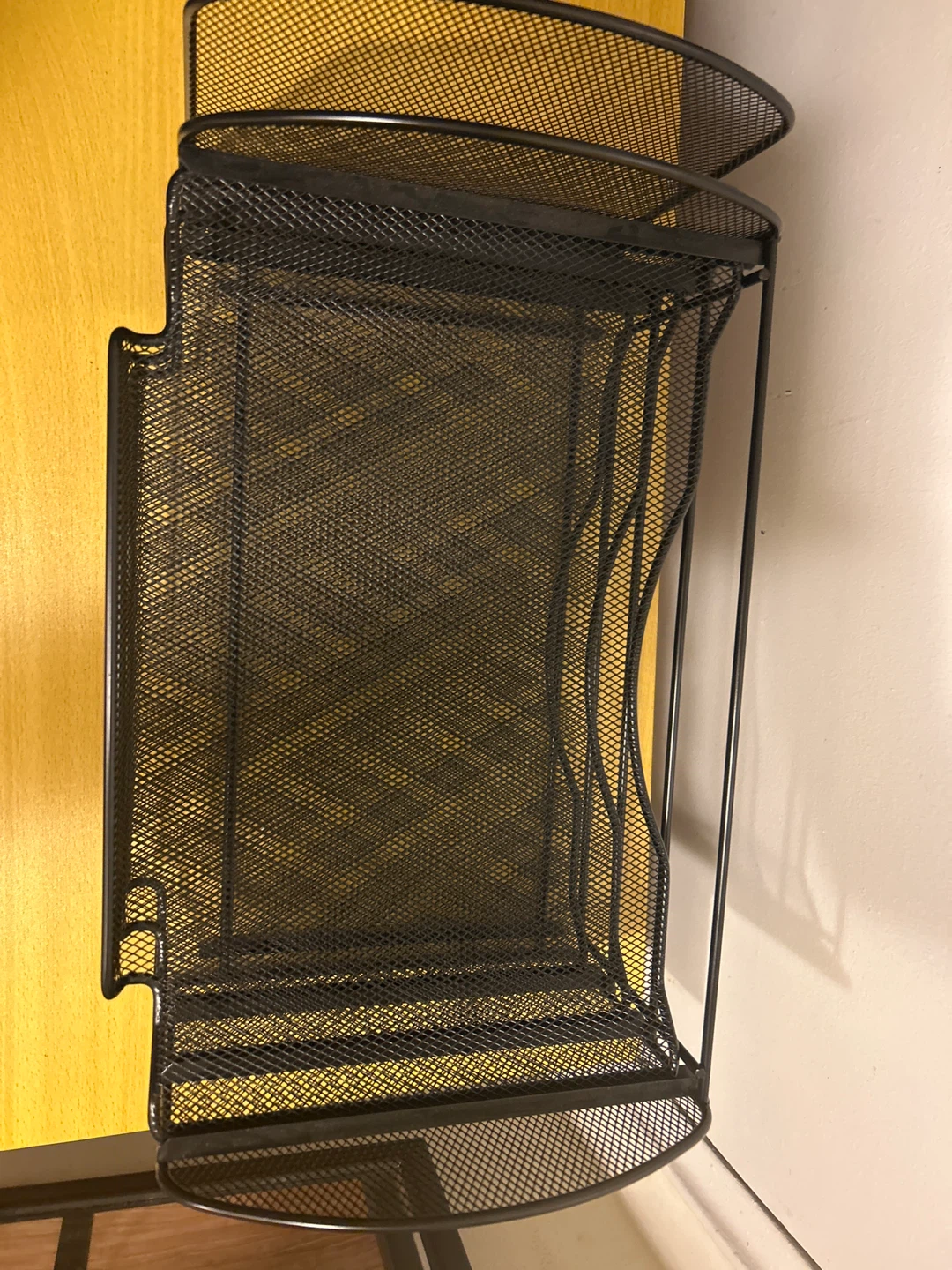 Black Mesh Desk Organizer Tray - photo 2