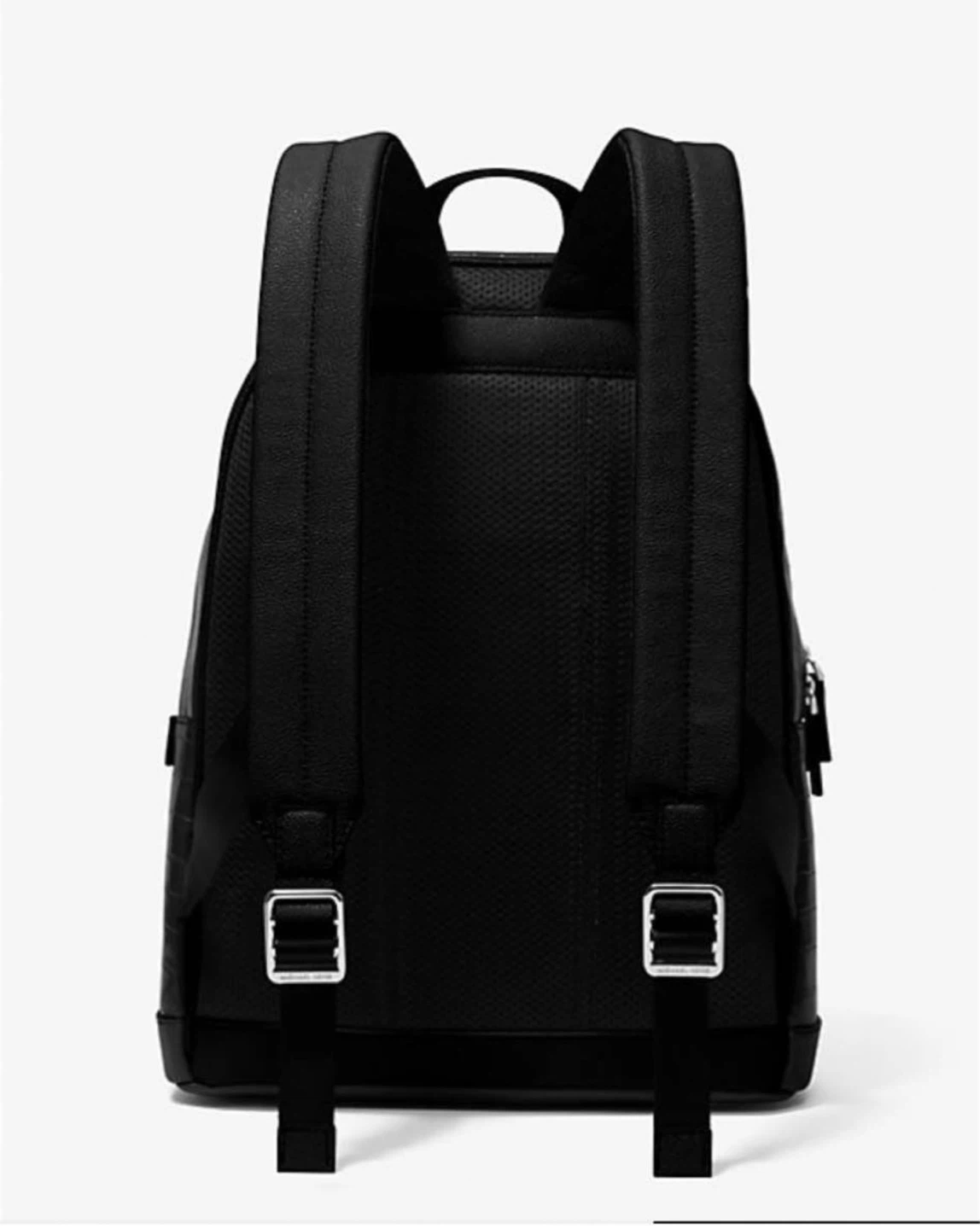 Michael Kors Black Croc Embossed Backpack - photo 5