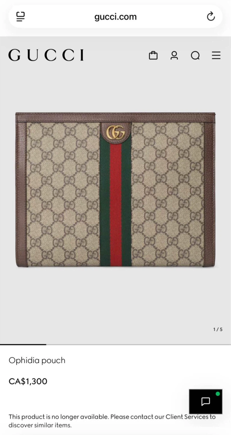 WTS Pre-Loved Gucci Ophidia Pouch (Women) - photo 4