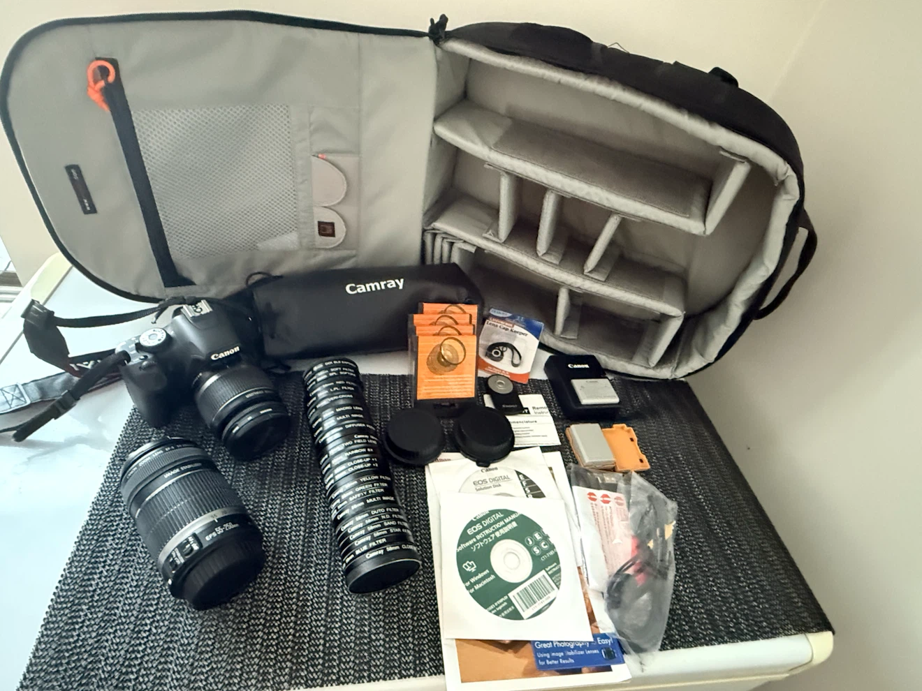 Canon EFS 55-250mm Lens and Camera Bundle - photo 2