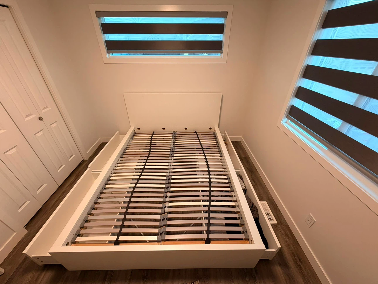 IKEA MALM White Bed Frame with 2 Drawers - photo 3