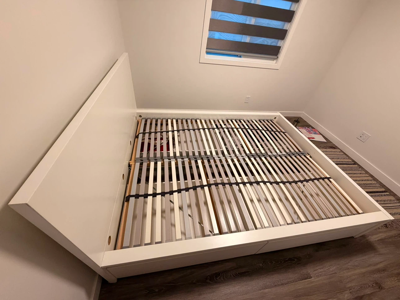 IKEA MALM White Bed Frame with 2 Drawers - photo 5