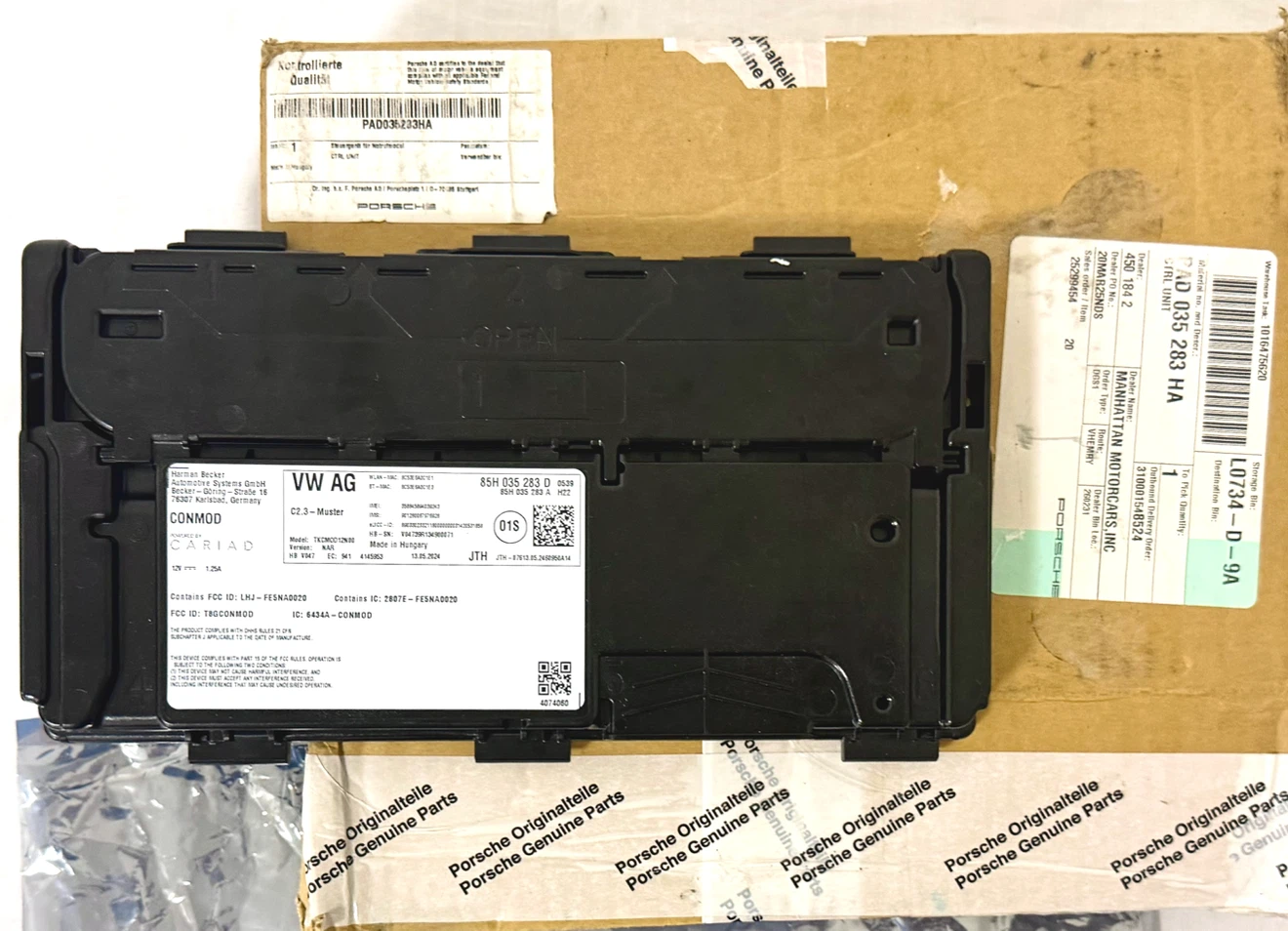 OEM Telematics Unit PAD035283HA - Porsche/Audi PPE - As-Is