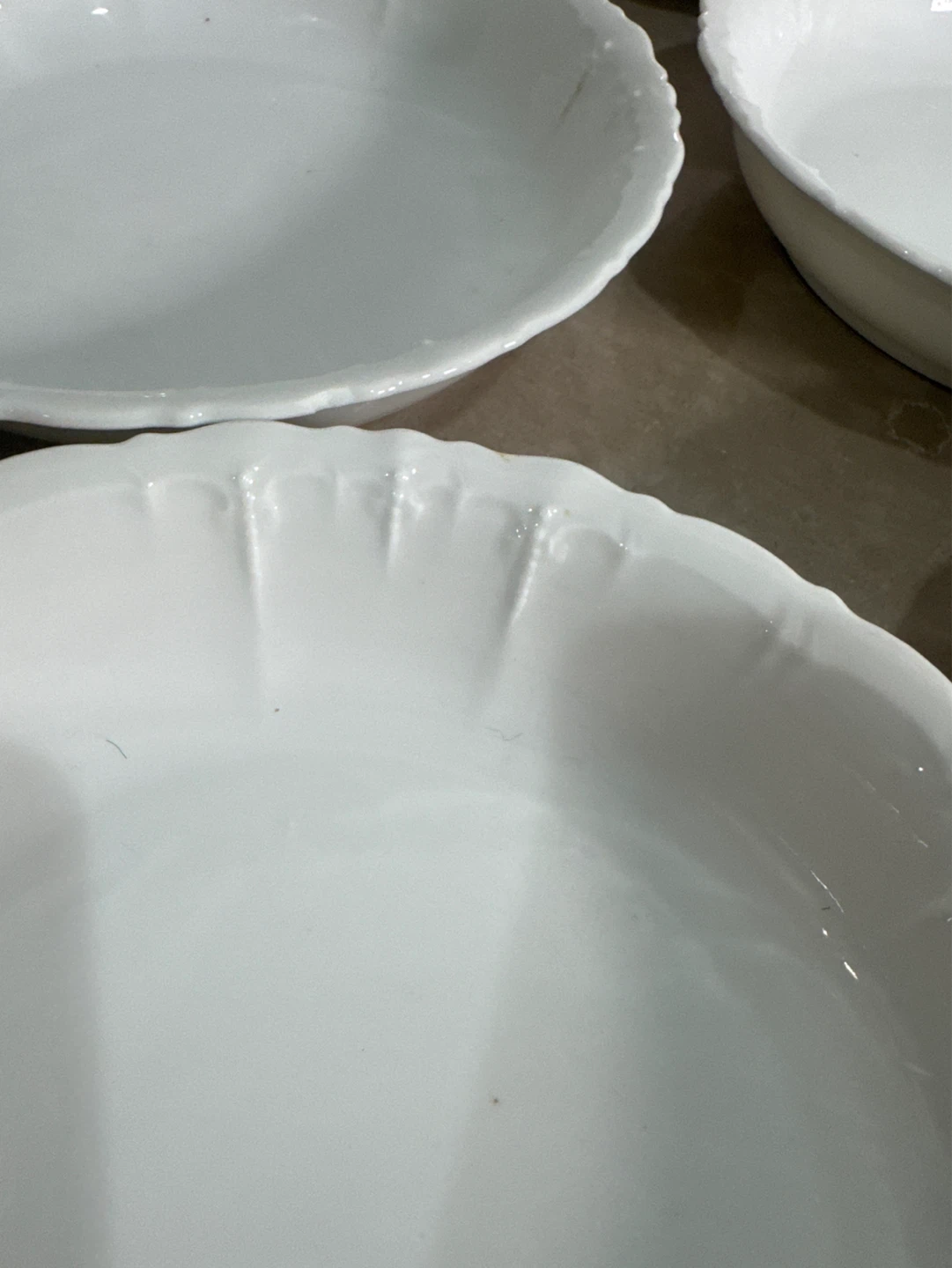 MZ Austria Set of 6 White Porcelain Pie Plates - photo 2