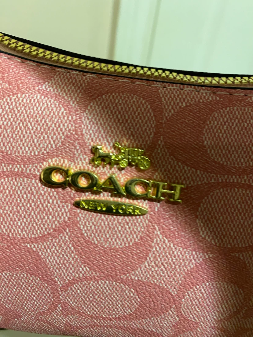Coach Pink Signature Mini Shoulder Bag - photo 3