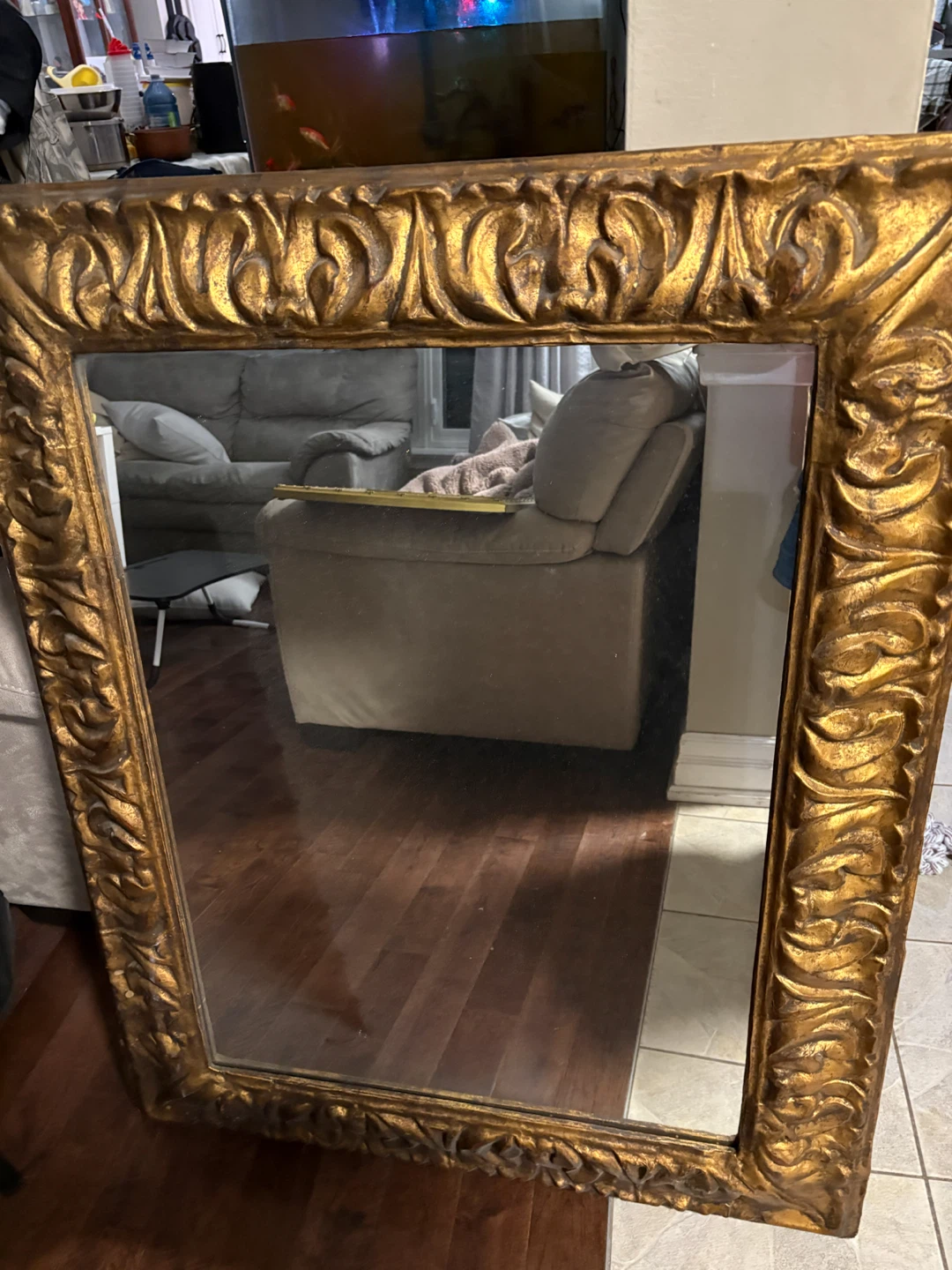Ornate Gold Mirror
