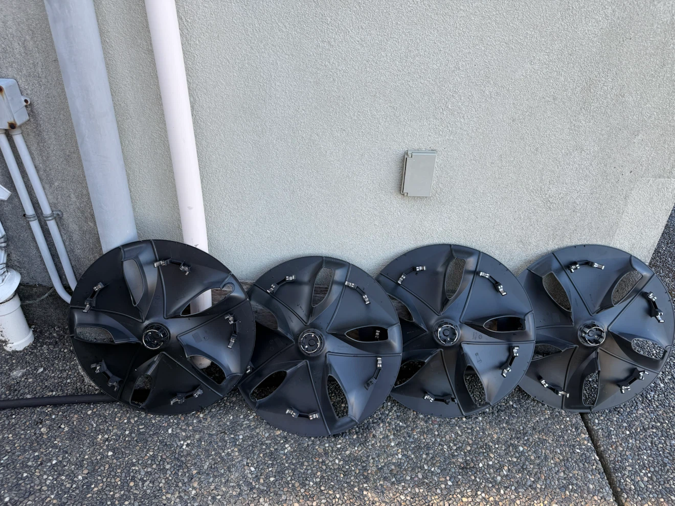 Set of 4 Tesla Model 3 Hubcaps