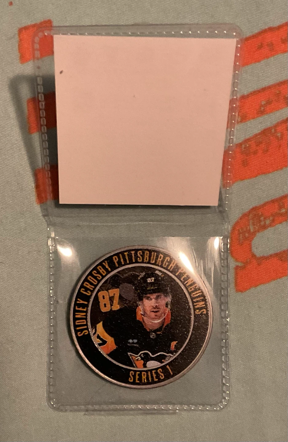 The Highland Mint NHL Trading Coins Series 1 Steel Sidney Crosby