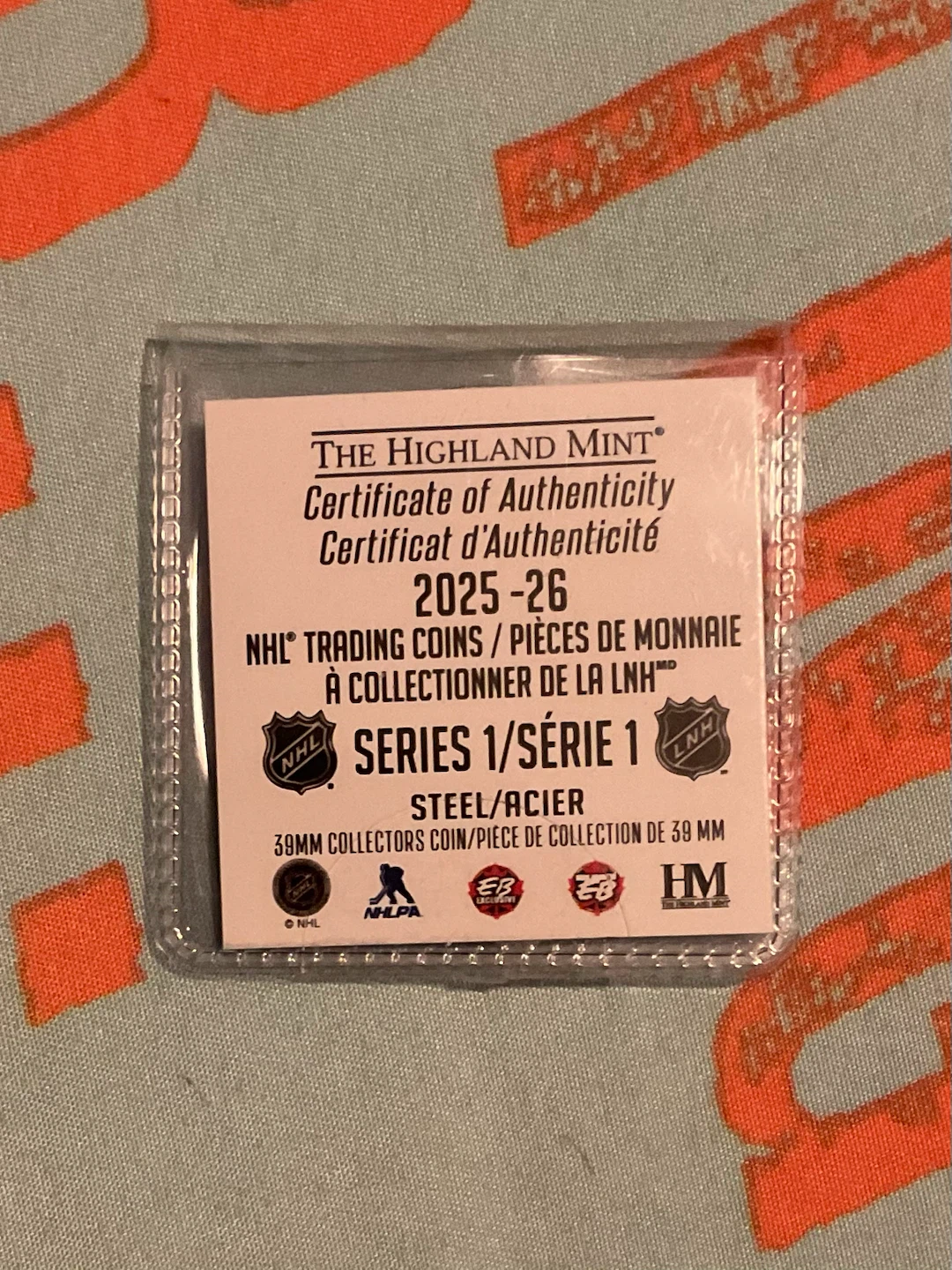 The Highland Mint NHL Trading Coins Series 1 Steel Sidney Crosby - photo 2
