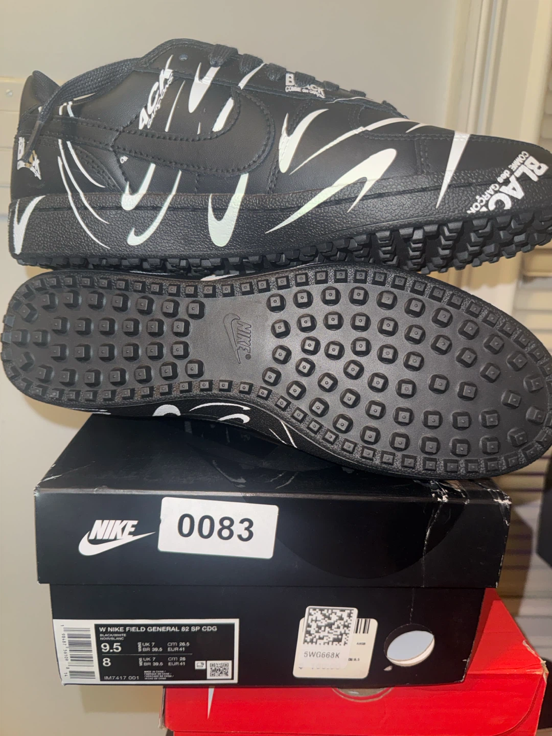 Nike FIELD GENERAL '82 SP Black Size 9.5 - photo 2