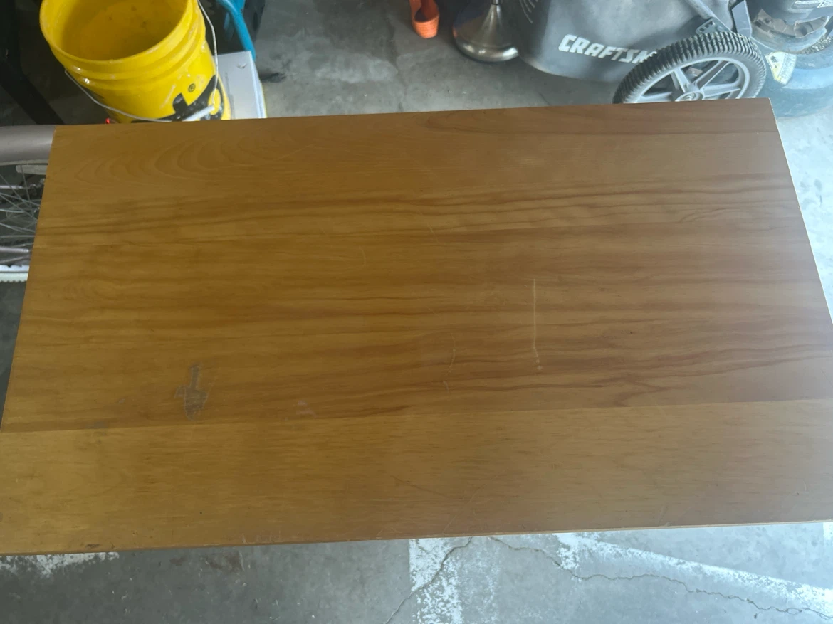 Wooden Desk with Drawers - photo 2
