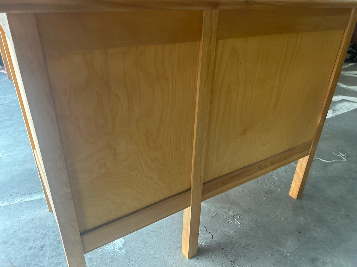 Wooden Desk with Drawers - photo 5
