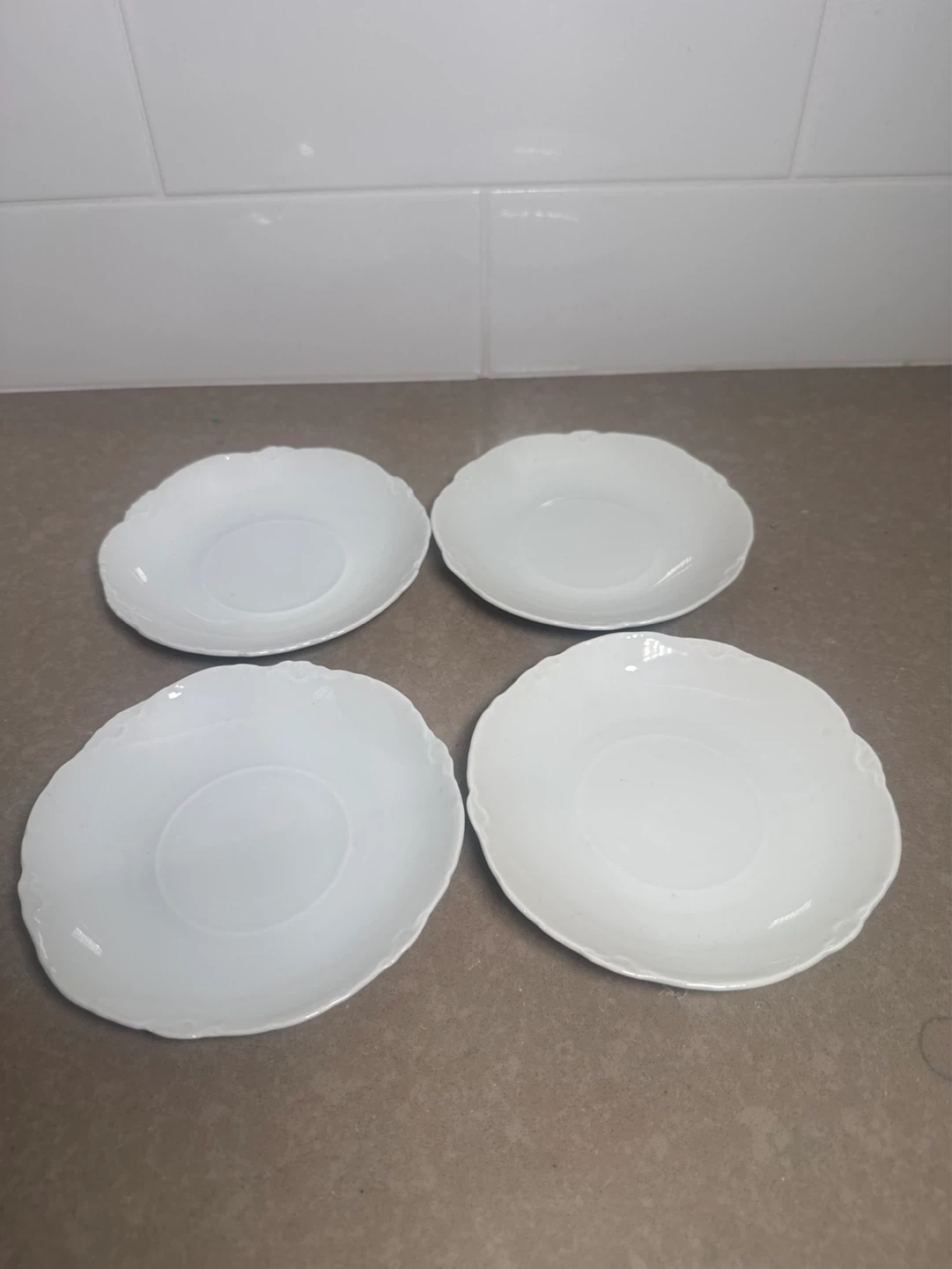 R.C. Bavaria Versailles Saucers - Set of 4